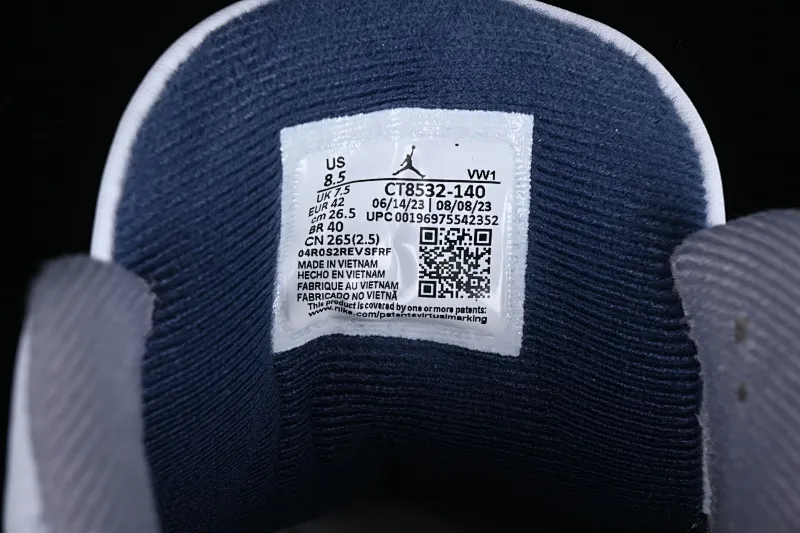All categories Air Jordan Jordan series basketball shoes Air Jordan 3 foreign trade version Air Jordan 3 Retro "Midnight Navy" AJ3 Joe 3 midnight blue cement color CT8532-140